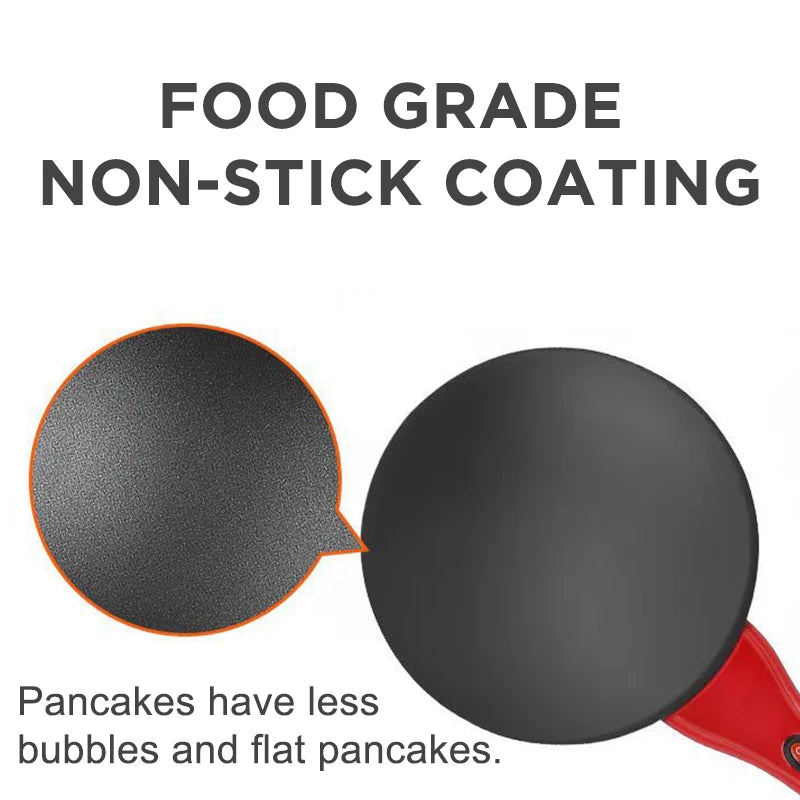NEW 2026 Electric Crepe Maker Pizza Pancake Machine Non-Stick Griddle Baking Pan Cake Machine Kitchen Appliance Cooking Tool