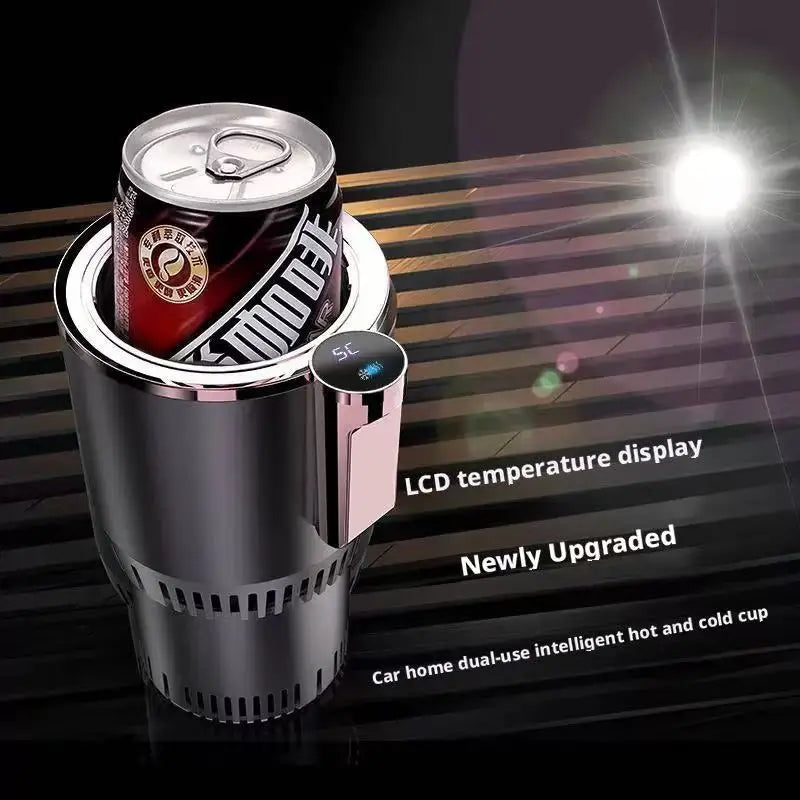 Portable Smart Cooling and Heating Cup with Temperature Display 2-in-1 Cup