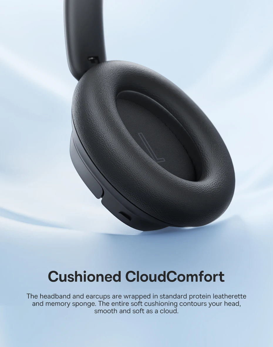 Wireless Headphones Bluetooth 6.0 Noise Canceling