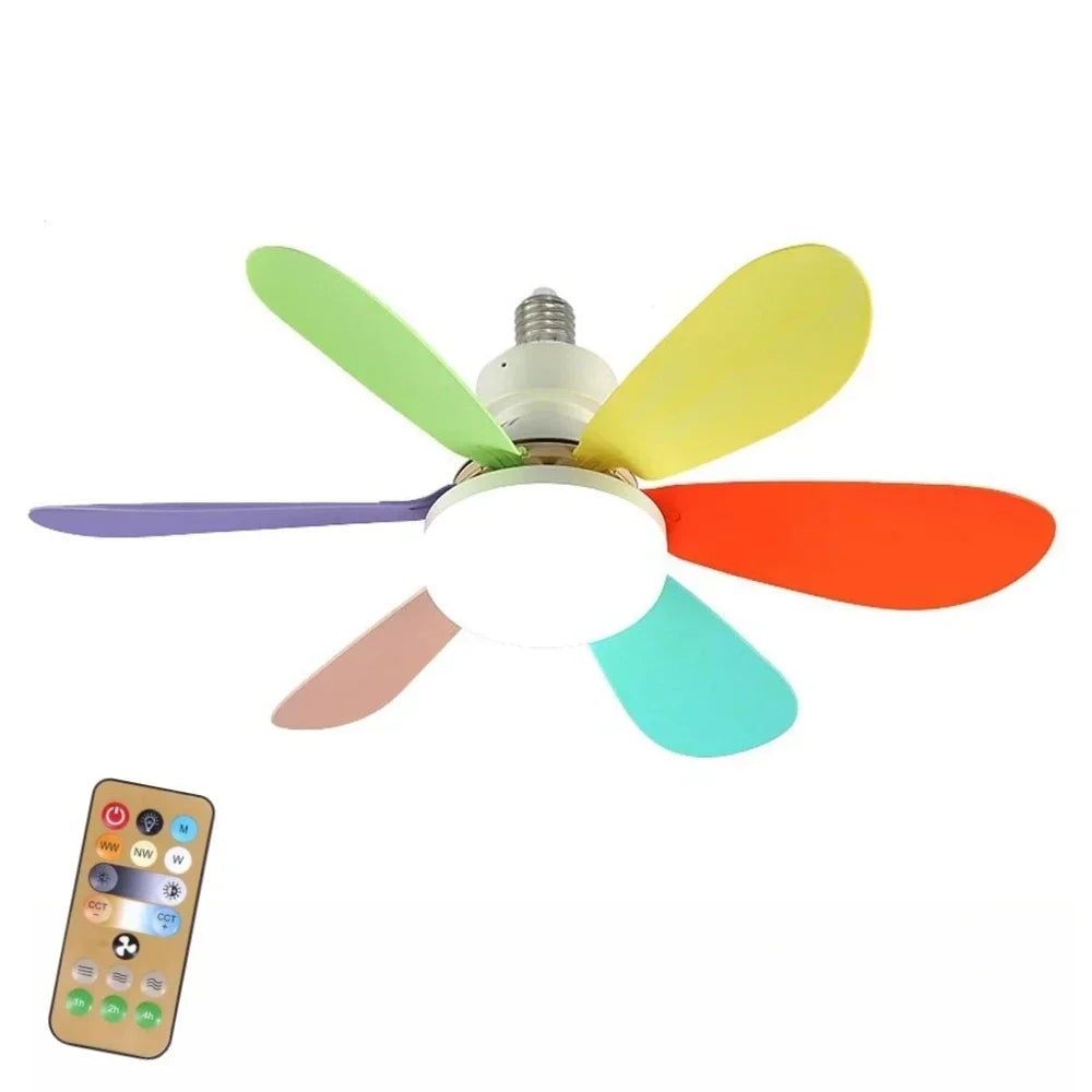 Ceiling Fan Lighting Dimmable Light Color MODE