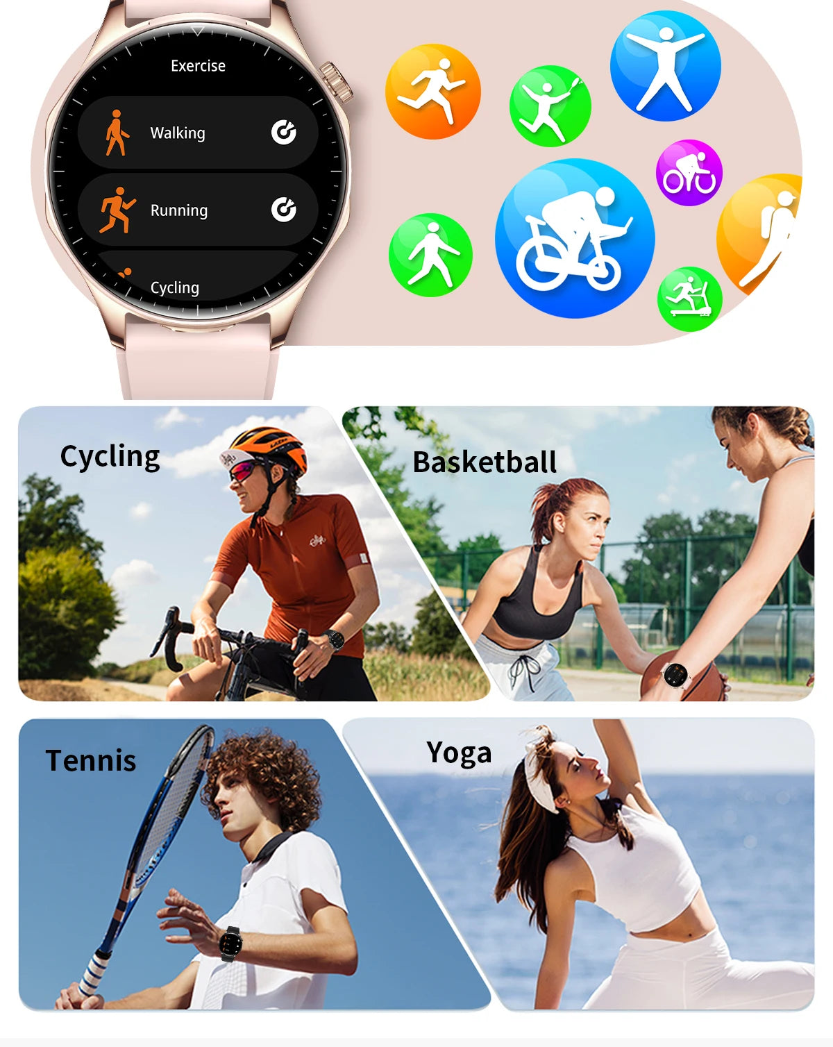 2-in-1 Smart Watch & Wireless Earbuds – Fitness Tracker with Bluetooth Music