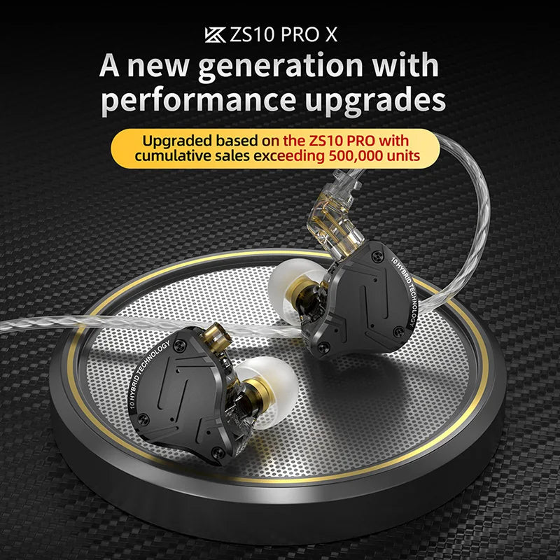 Hybrid In-ear Earphone Sport Noise Cancelling Headset PRO