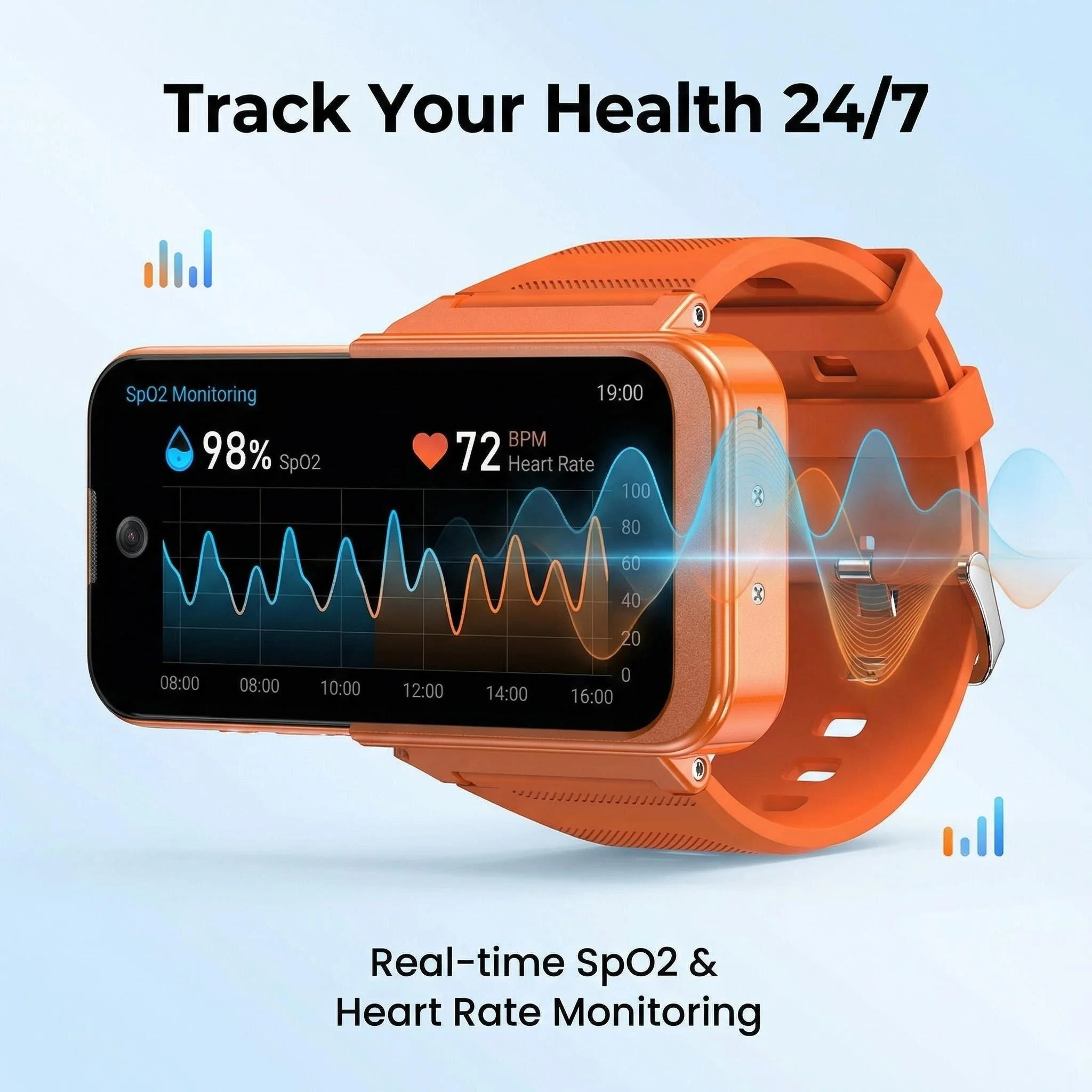 4G Smartwatch Phone GPS. Dual SIM. Touch Screen