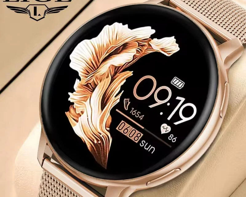 Smart Watch Women Fashion Watches Custom Dial Sport Fitness Health Tracker Smartwatch for Android IOS 2026