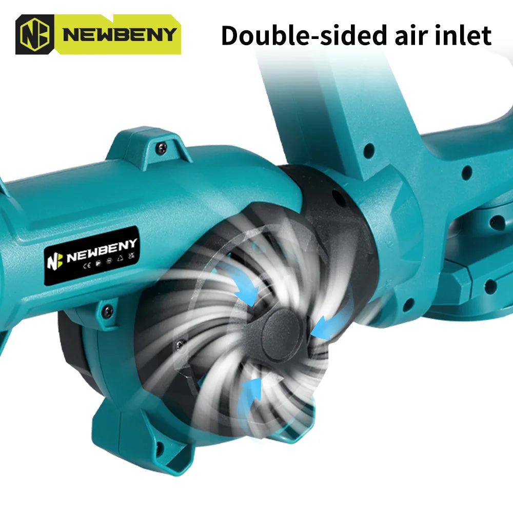Double-sided Air Intake Electric Air Blower 270° Rotatable Leaf Snow Dust Blower Home Power Tool