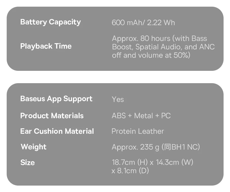 Wireless Headphones Bluetooth 6.0 Noise Canceling