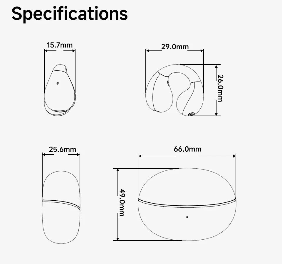 Crossky C30 Open Ear Wireless Earphones