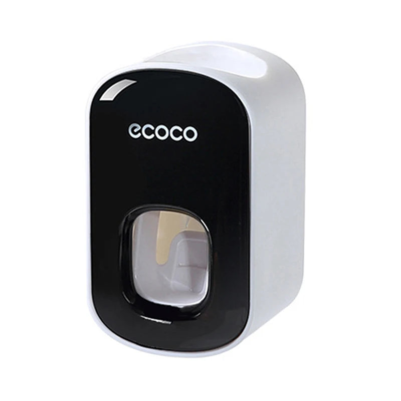 Automatic Toothpaste Dispenser Toothpaste Tooth Dust-proof Toothbrush Holder Wall Mount Stand Bathroom Accessories Set