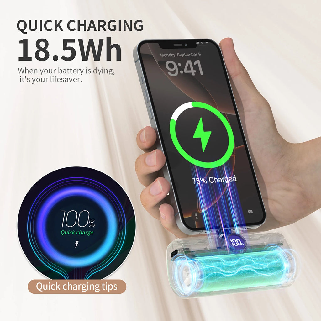 Fast Charging Power Bank Portable Charger .External Battery