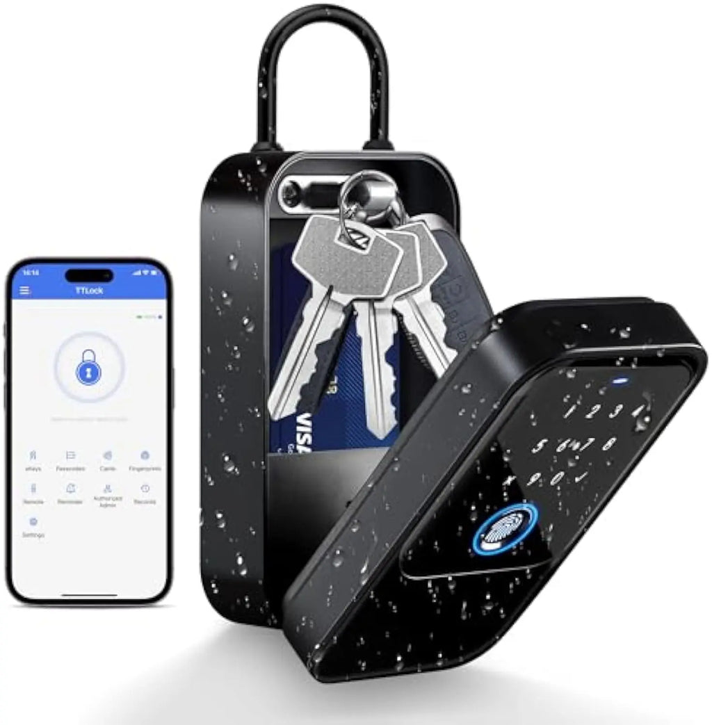 Smartkey Lock Box Home Key Wireless Smart-lock Box Electronic Key Box App Digital Code Bluetooth Key Safe Padlock for Host