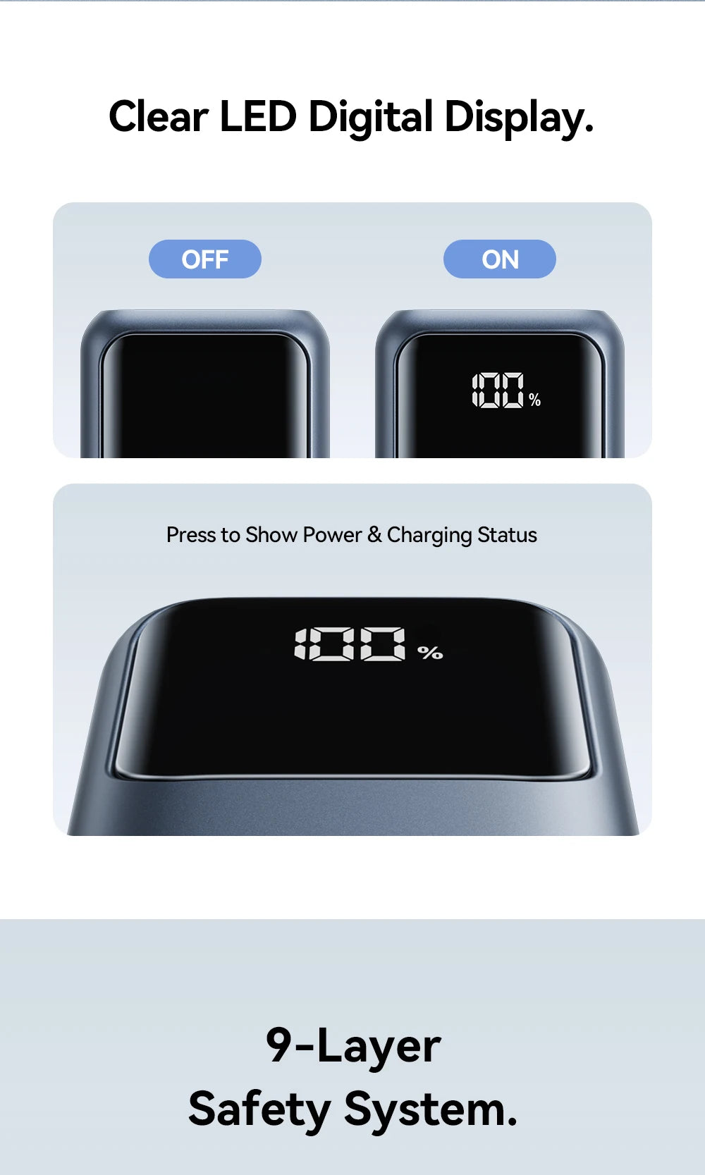 10000mAh Mini Power Bank 22.5W Fast Charging