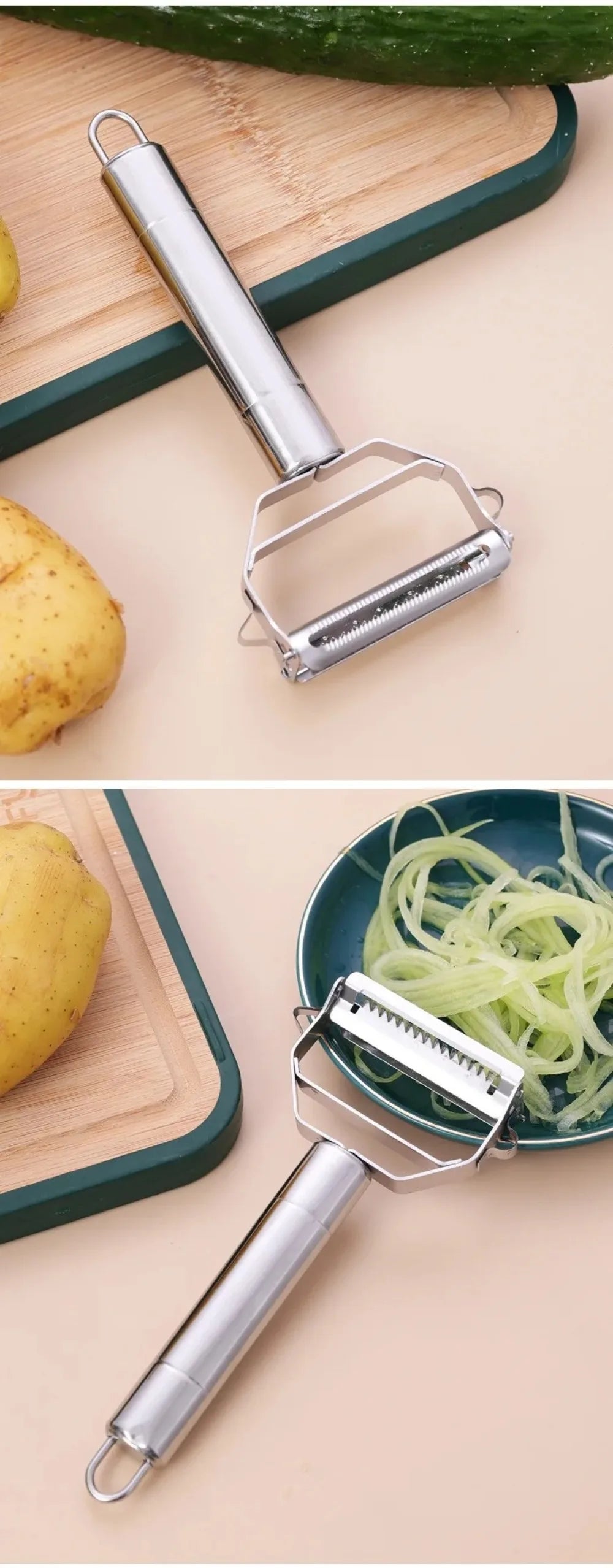 Stainless Steel Multi-functional Peeler .  Kitchen Tool