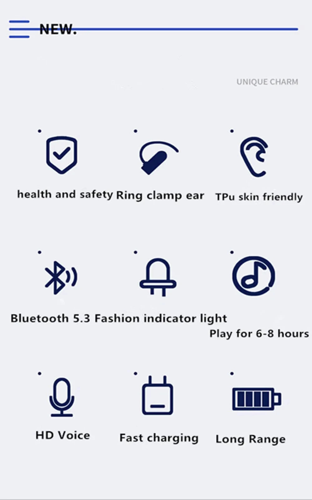 BT  Earphone Clip On Monaural Inear Motion Stereo Bone Conduction Gd28  Wireless Earphone Mini Monaural Tws