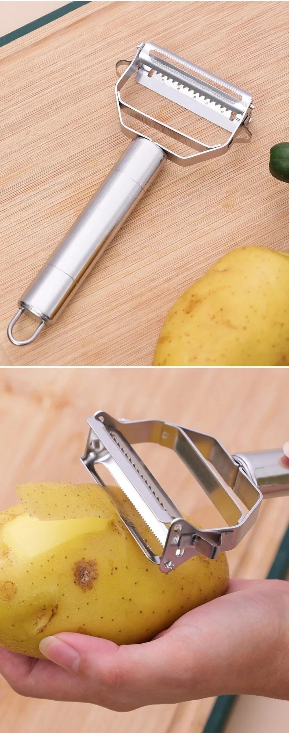Stainless Steel Multi-functional Peeler .  Kitchen Tool