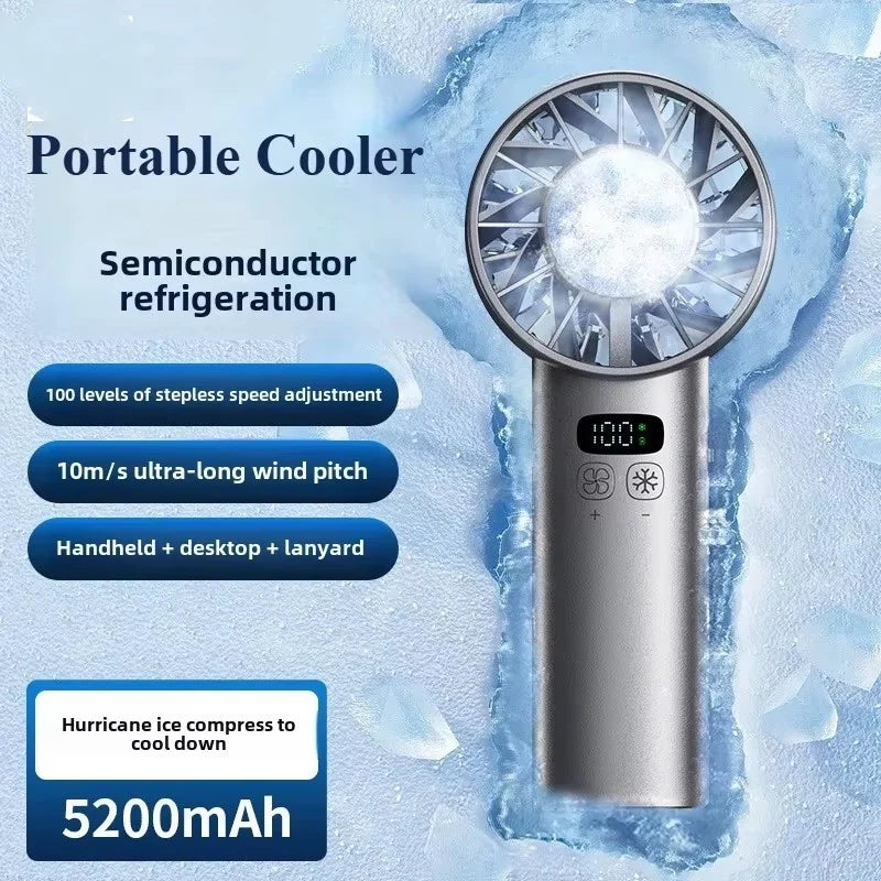 Neck Fan Portable Mini Rechargeable  Electric Air Cooler