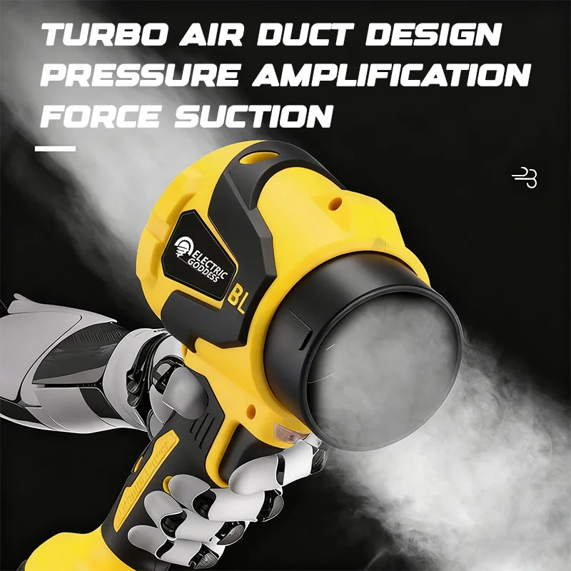 Electric Air Blower Leaf Fan Handheld Super Strong Wind Jet Blower