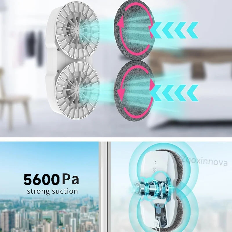 Glass Washer Home Appliance Robot .Smart Cleaning Robot Electric Floor Mops