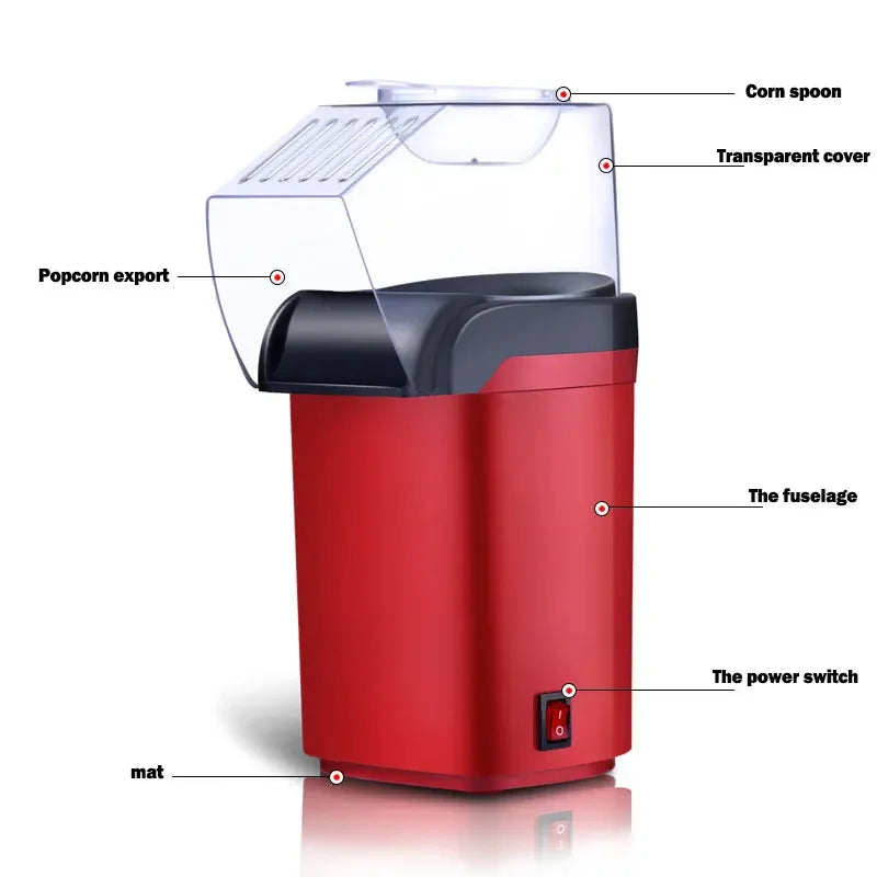 Fully Automatic Popcorn Machine For Home Kitchen Popcorn Makers Mini Popcorn Electric Household Appliance Machine