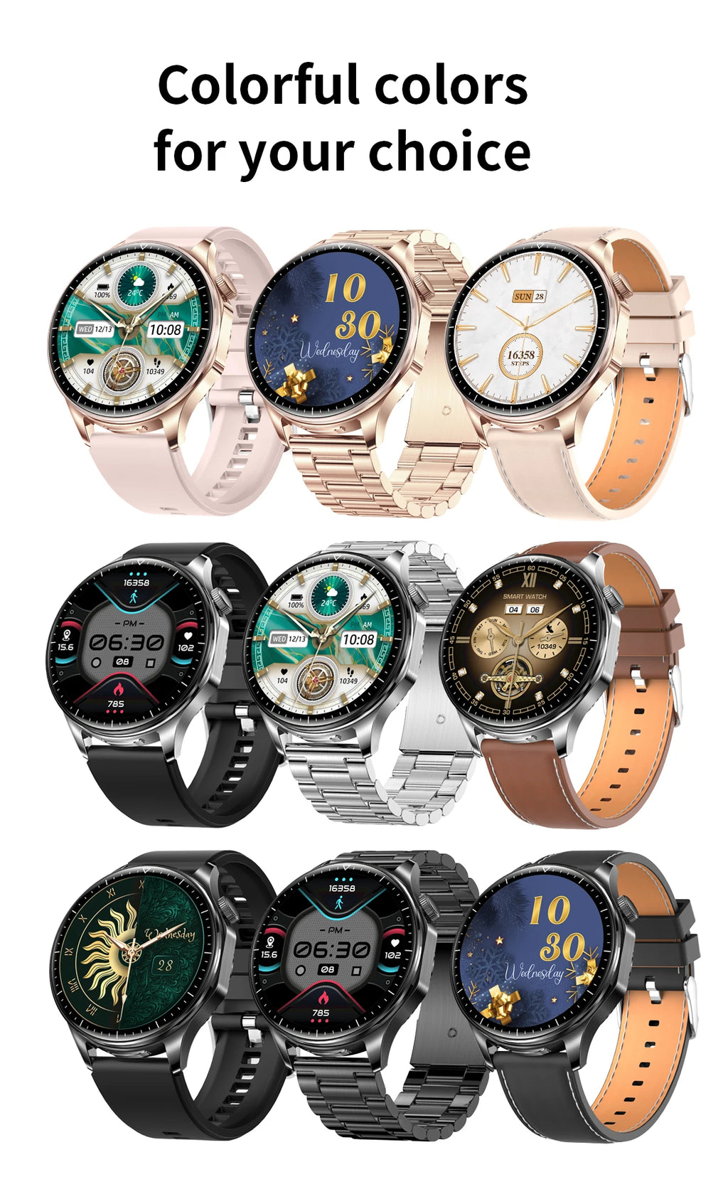 2-in-1 Smart Watch & Wireless Earbuds – Fitness Tracker with Bluetooth Music