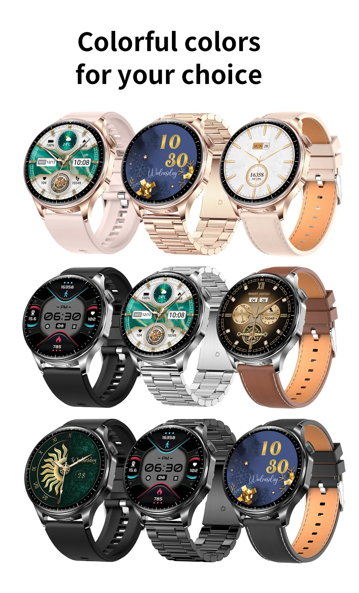 2-in-1 Smart Watch & Wireless Earbuds – Fitness Tracker with Bluetooth Music