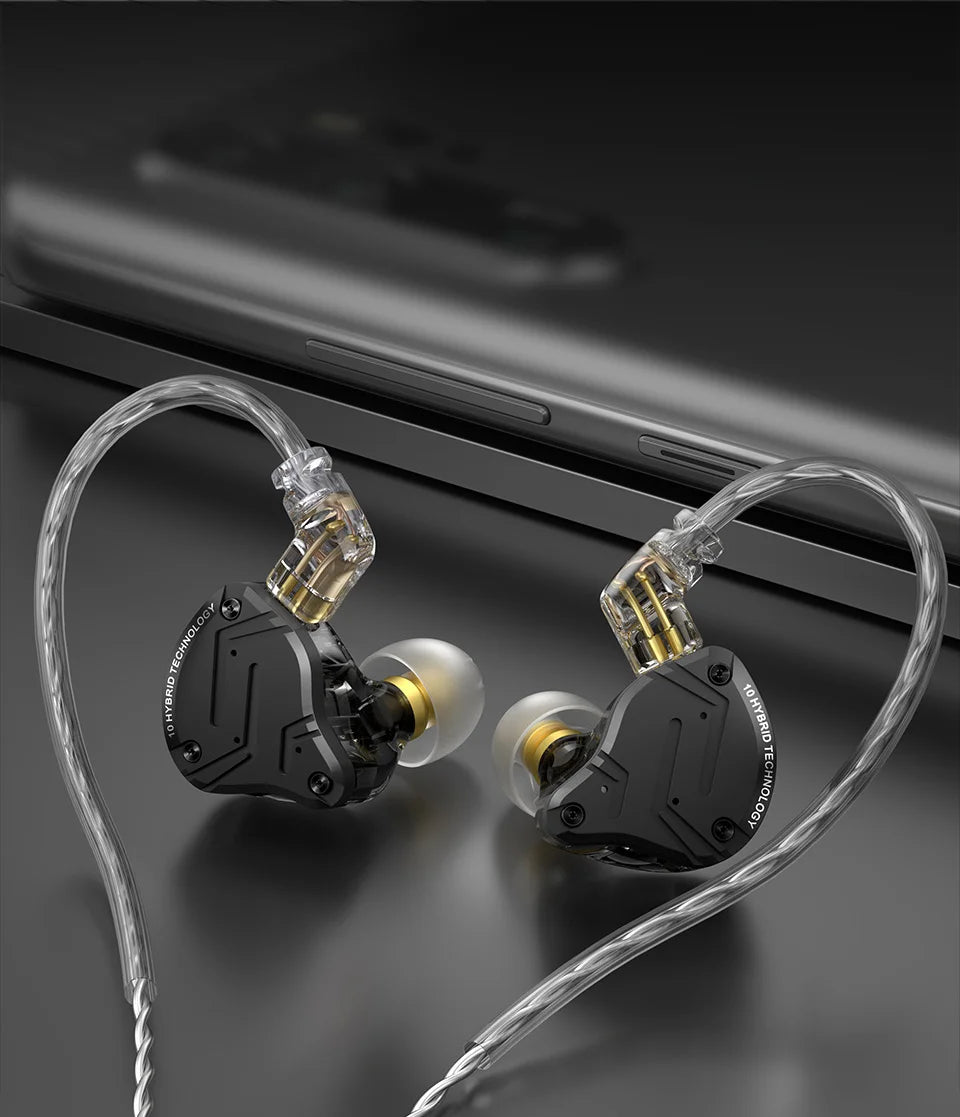 Hybrid In-ear Earphone Sport Noise Cancelling Headset PRO