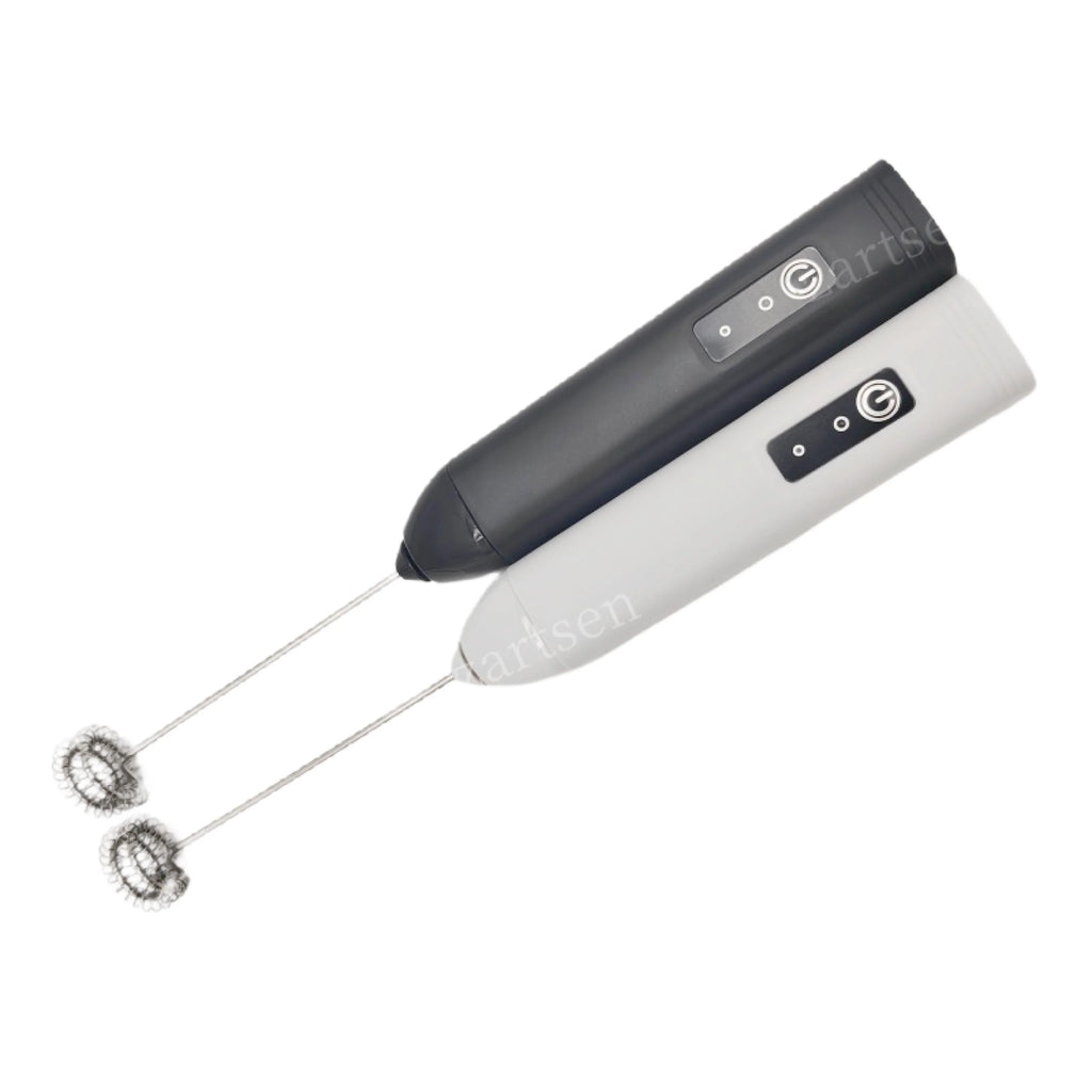 Wireless Milk Frother Electric Handheld Blender Stainless Steel Mini Coffee Maker Whisk Mixer For Coffee Cappuccino Cream