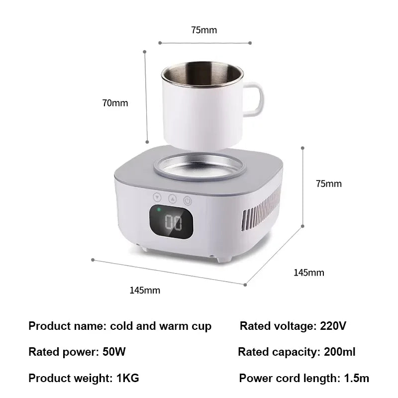 Smart Refrigerator Beverage Fast Cooler Cup Electric Bottle Can Water Soda Drinks Cooling Mug Ice  Car & Home Refrigeration Cup