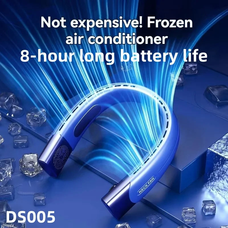 Neck Fan Portable Mini Rechargeable  Electric Air Cooler