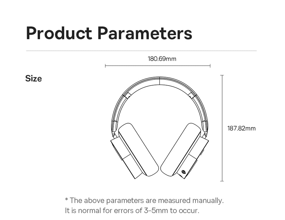 Gaming Wireless Headphone with Mic Over-Ear