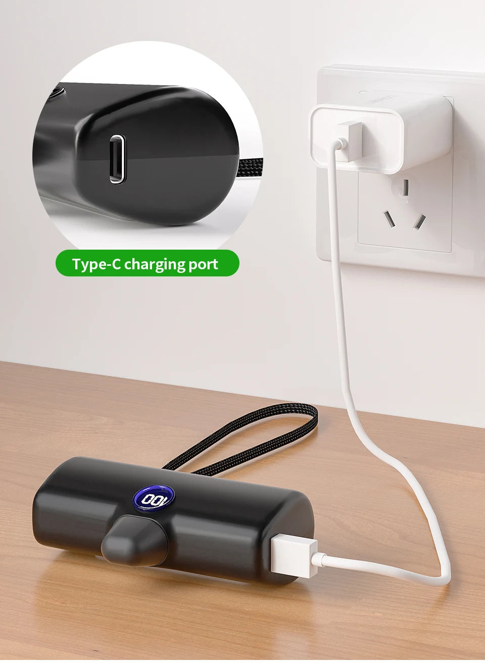 Fast Charging Power Bank Portable Charger .External Battery
