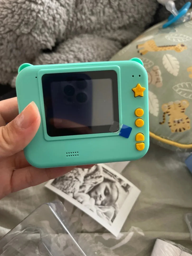 Digital Children Camera Photography Instant Print Photo 1080P HD Video Recorder Mini Thermal Printer