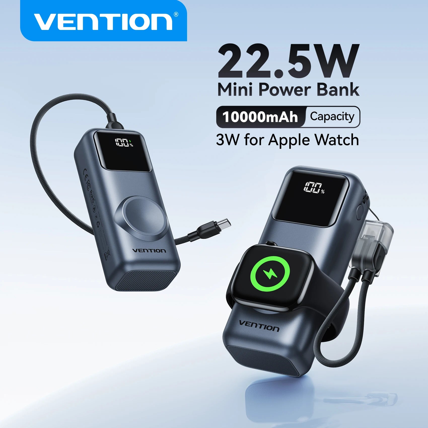 10000mAh Mini Power Bank 22.5W Fast Charging