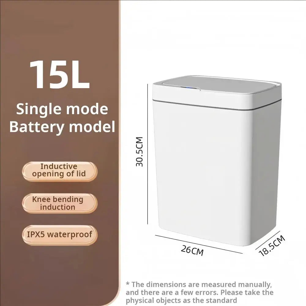 Electronic Garbage Bin with Automatic Bagging, Smart Home