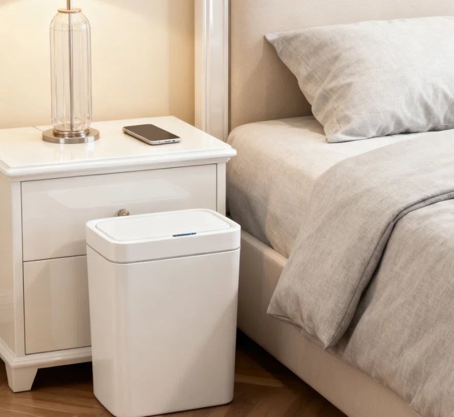 Electronic Garbage Bin with Automatic Bagging, Smart Home