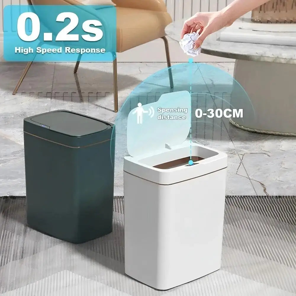 Electronic Garbage Bin with Automatic Bagging, Smart Home