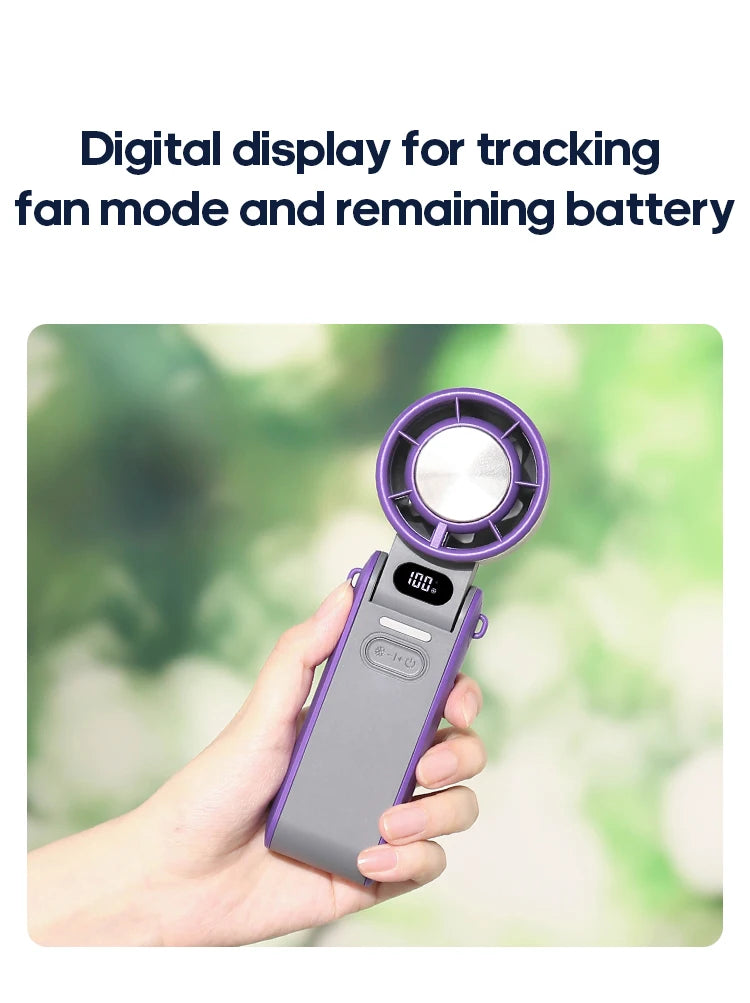 Outdoor Foldable Portable Handheld Fan Mini Cooling fan