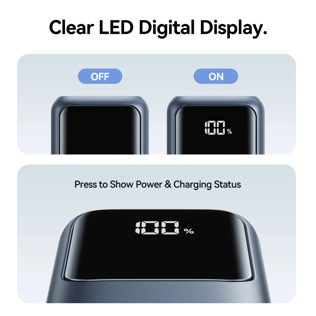 10000mAh Mini Power Bank 22.5W Fast Charging