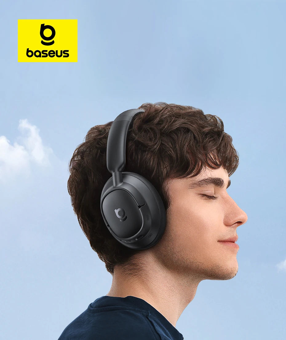 Wireless Headphones Bluetooth 6.0 Noise Canceling