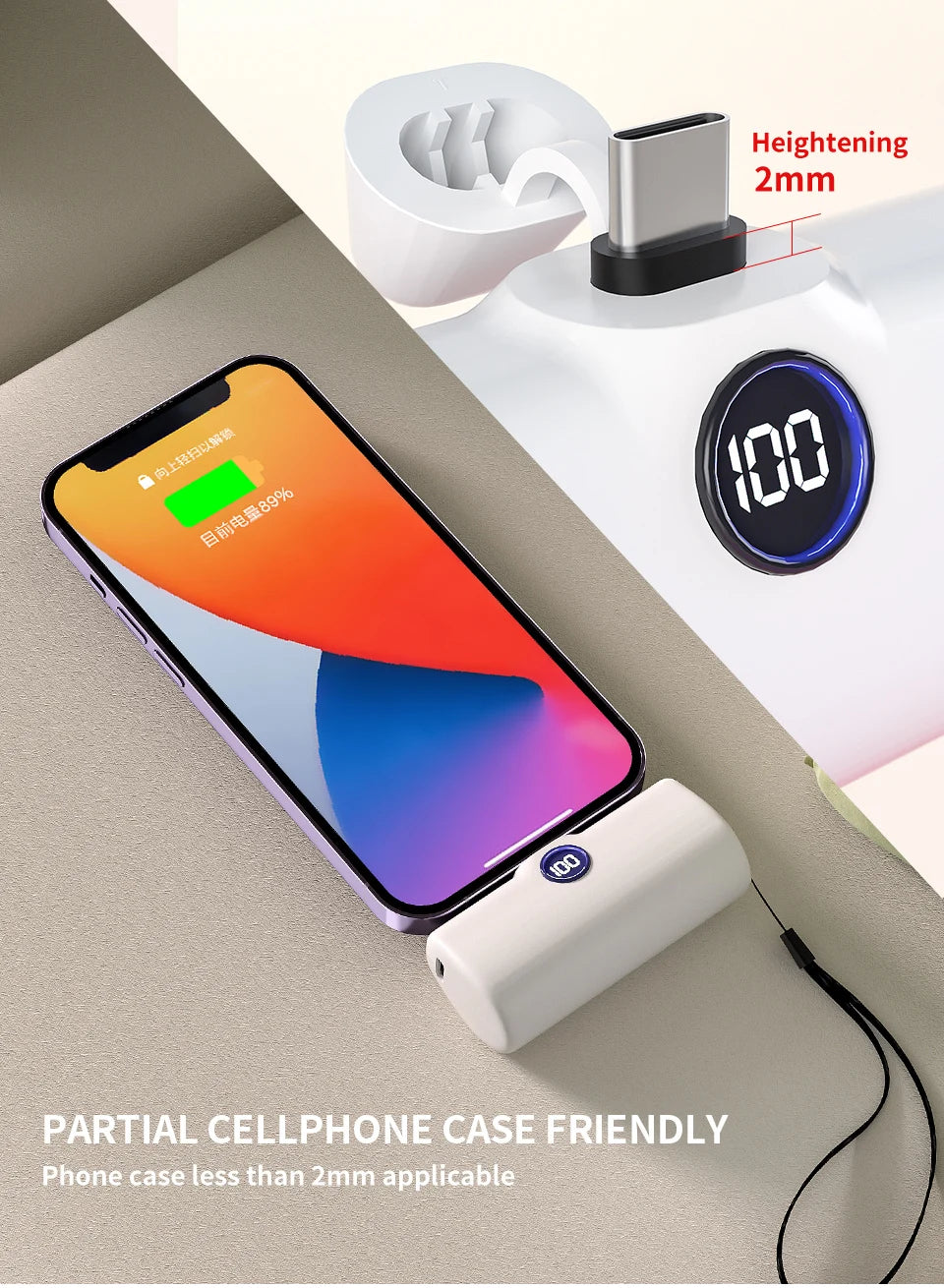 Fast Charging Power Bank Portable Charger .External Battery
