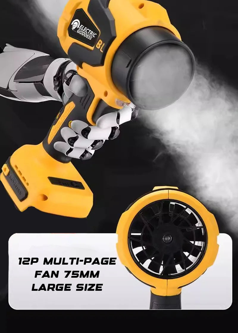 Electric Air Blower Leaf Fan Handheld Super Strong Wind Jet Blower