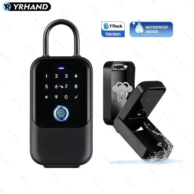 Smartkey Lock Box Home Key Wireless Smart-lock Box Electronic Key Box App Digital Code Bluetooth Key Safe Padlock for Host