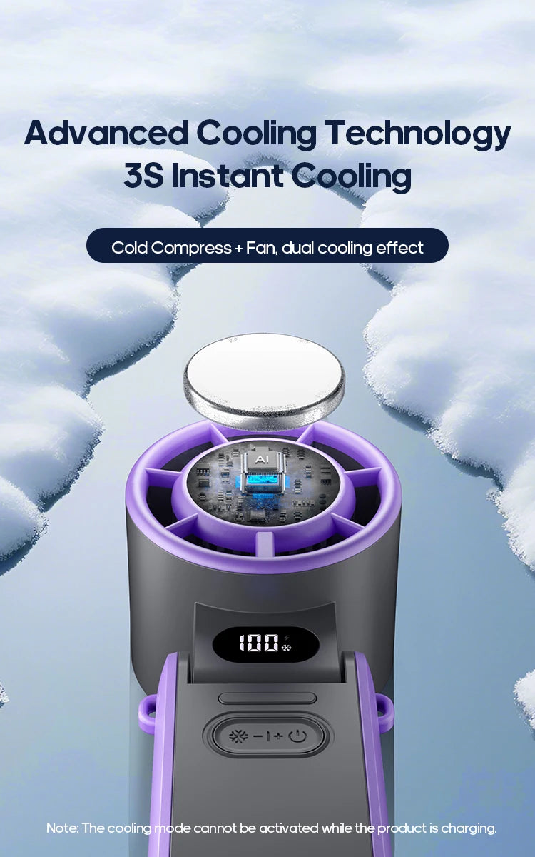 Outdoor Foldable Portable Handheld Fan Mini Cooling fan