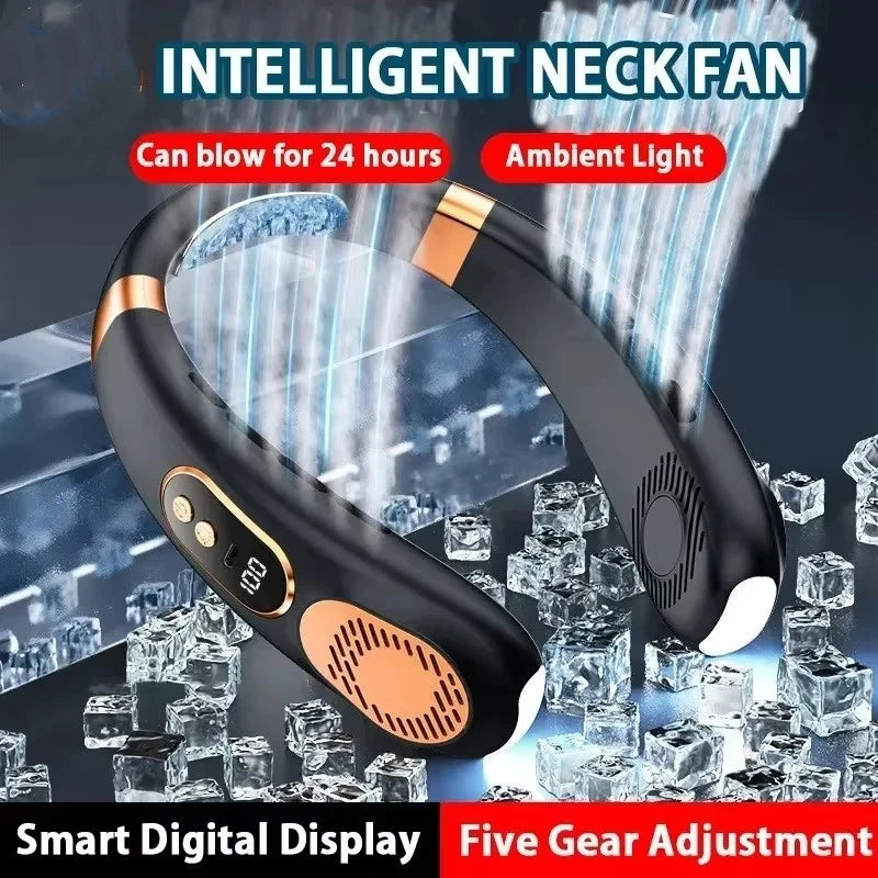 Neck Fan Portable Mini Rechargeable  Electric Air Cooler