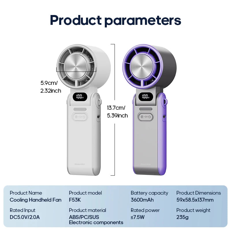 Outdoor Foldable Portable Handheld Fan Mini Cooling fan