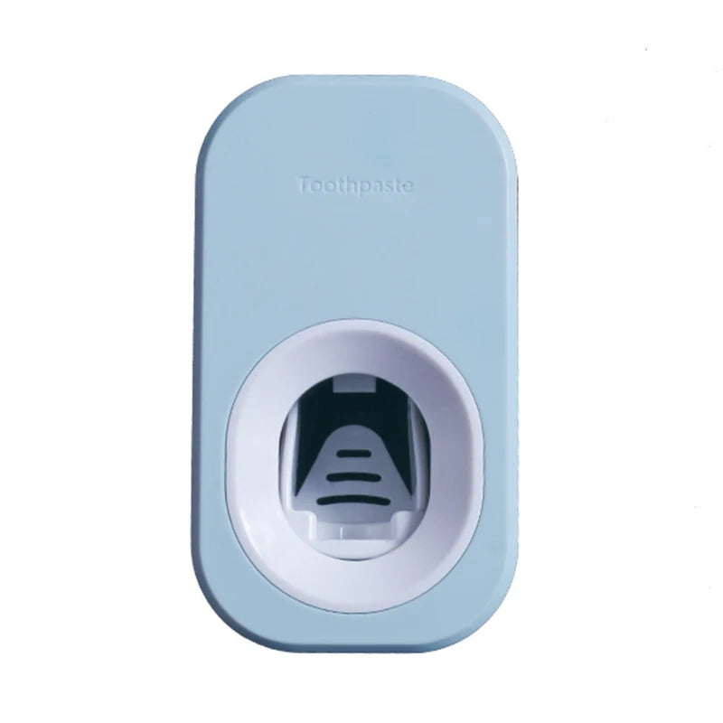 Automatic Toothpaste Dispenser Toothpaste Tooth Dust-proof Toothbrush Holder Wall Mount Stand Bathroom Accessories Set