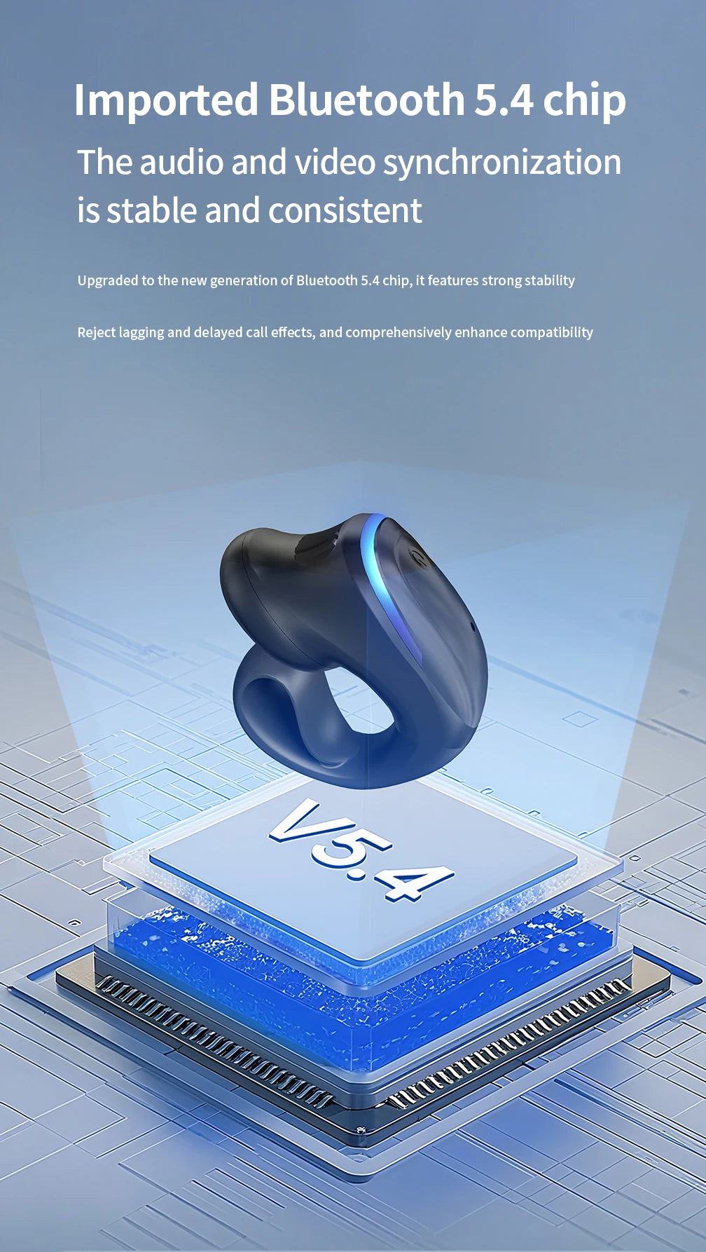 BT  Earphone Clip On Monaural Inear Motion Stereo Bone Conduction Gd28  Wireless Earphone Mini Monaural Tws