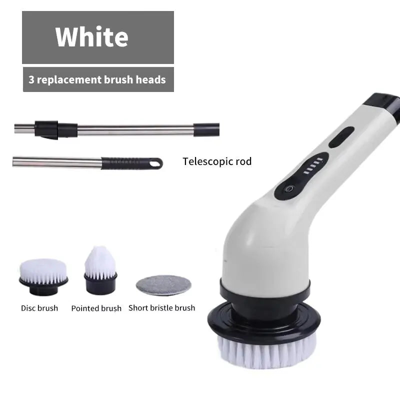 2026 Wireless Electric Cleaning Brush Multipurpose Rotating Cleaner for Bathroom Kitchen Windows Car Auto Household Dishwasher