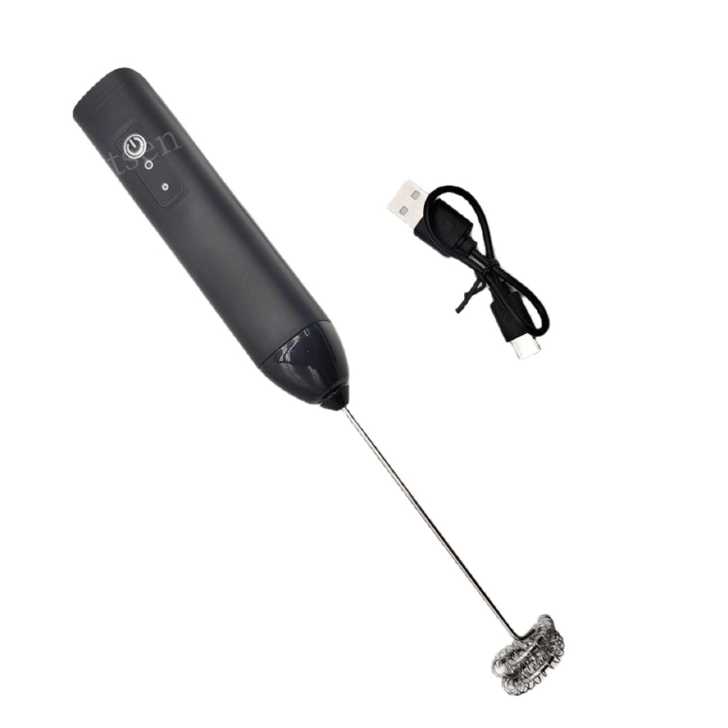 Wireless Milk Frother Electric Handheld Blender Stainless Steel Mini Coffee Maker Whisk Mixer For Coffee Cappuccino Cream
