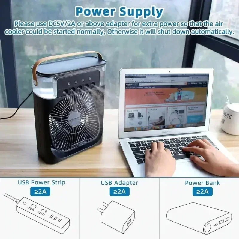 Portable Humidifier Fan AIr Conditioner