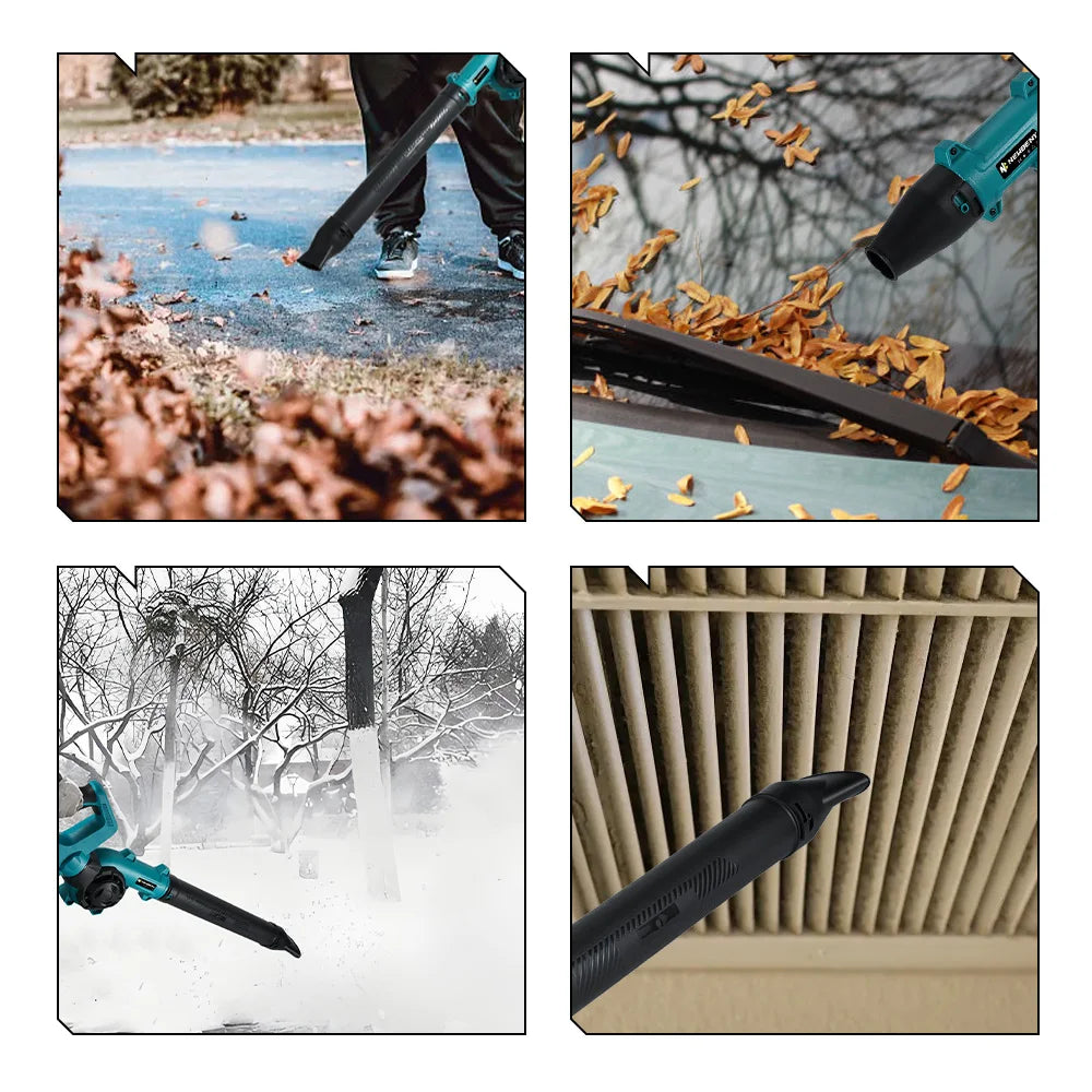 Double-sided Air Intake Electric Air Blower 270° Rotatable Leaf Snow Dust Blower Home Power Tool